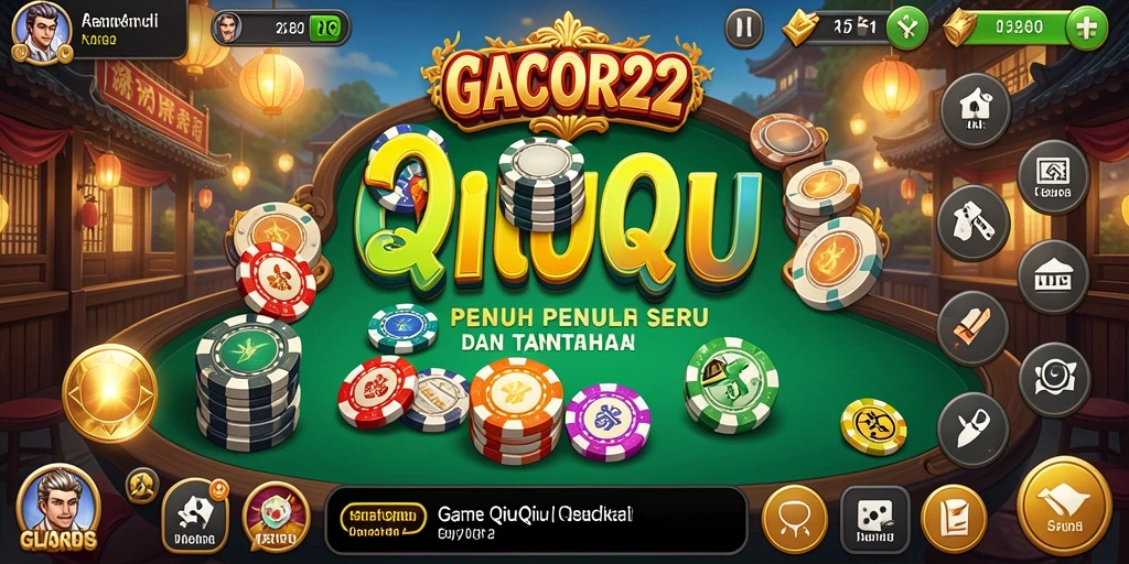 Tampilan gameplay QiuQiu yang menegangkan dan seru.