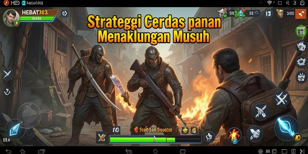 Tampilan utama HEBAT303 menunjukkan aksi pertempuran strategi yang mendebarkan.