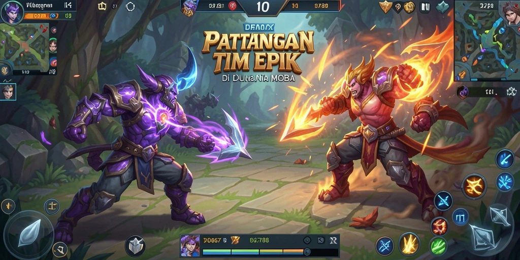 Screenshot gameplay <strong>ID6788</strong> menampilkan pertarungan tim yang epik.