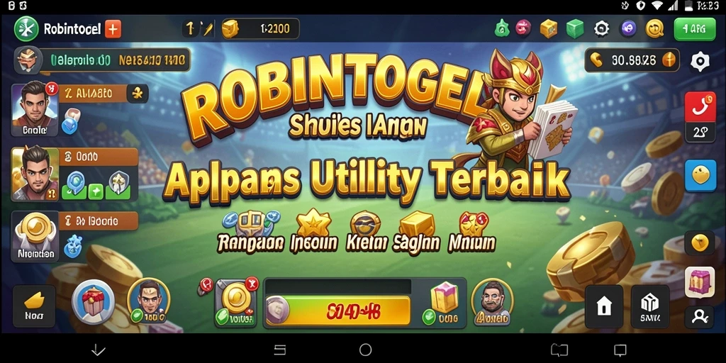 Tampilan antarmuka aplikasi <strong>ROBINTOGEL</strong> yang intuitif dan sederhana.
