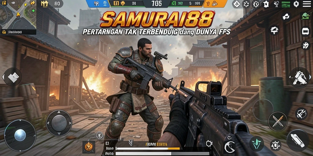 Tampilan gameplay SAMURAI88 yang penuh aksi dan seru.