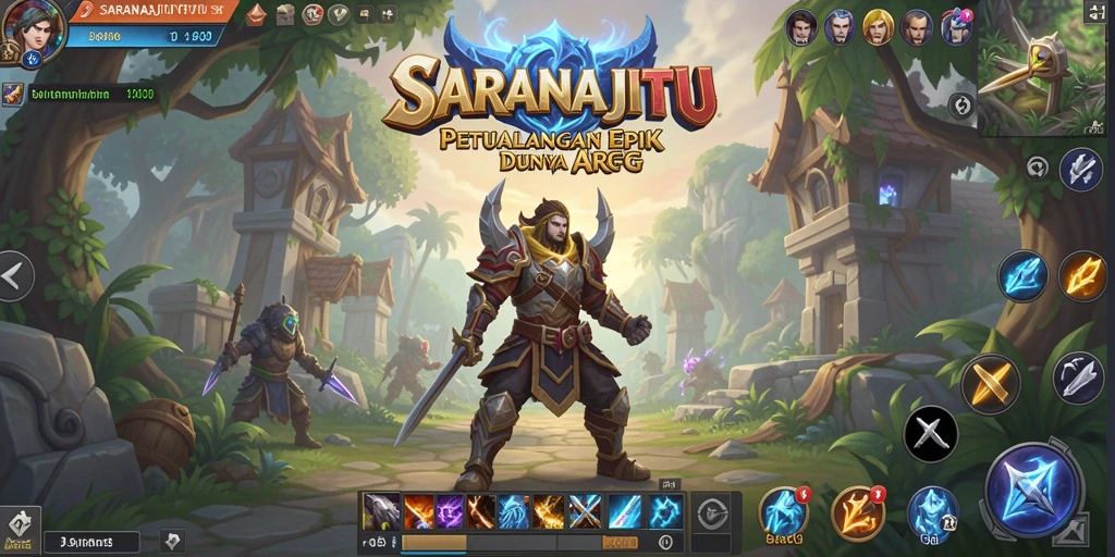 Tangkapan layar menampilkan aksi seru dalam pertarungan ARPG.
